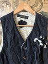 ARCHIVIO J.M.Ribot 24 Autumn and Winter Double-sided vest Italy Unisex AJM-GL01/NR/PL-0 Black